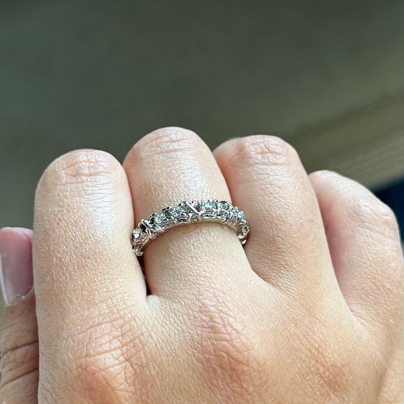 New very Sparkly Shiny Silver 925 plated Ring - Picture 4 of 7